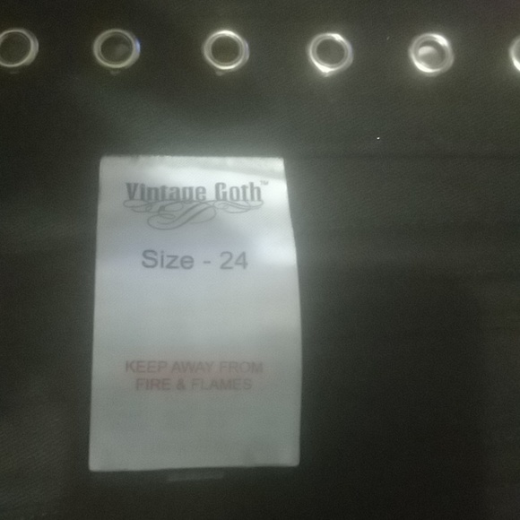 Steel boned corset 24" black and grey - Picture 2 of 3